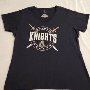 Fanatics Women's V Neck Vegas Golden Knights Tee Size 2XL